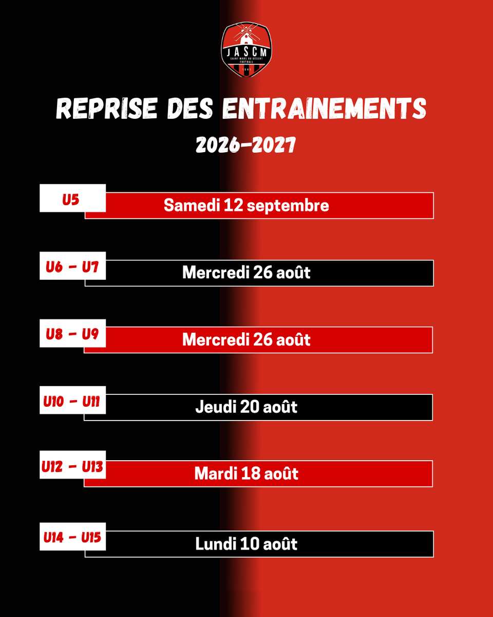 La saison 2026-2027 se prépare !