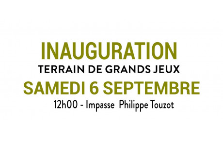 Inauguration nouveau terrain synthétique