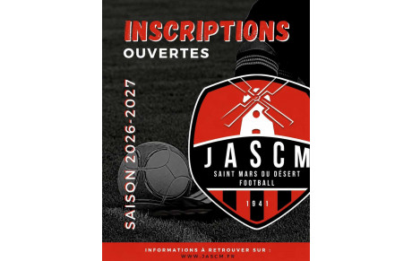 Inscriptions 2026-2027 ouvertes!