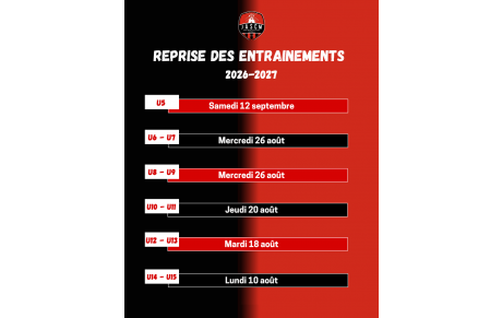La saison 2026-2027 se prépare !